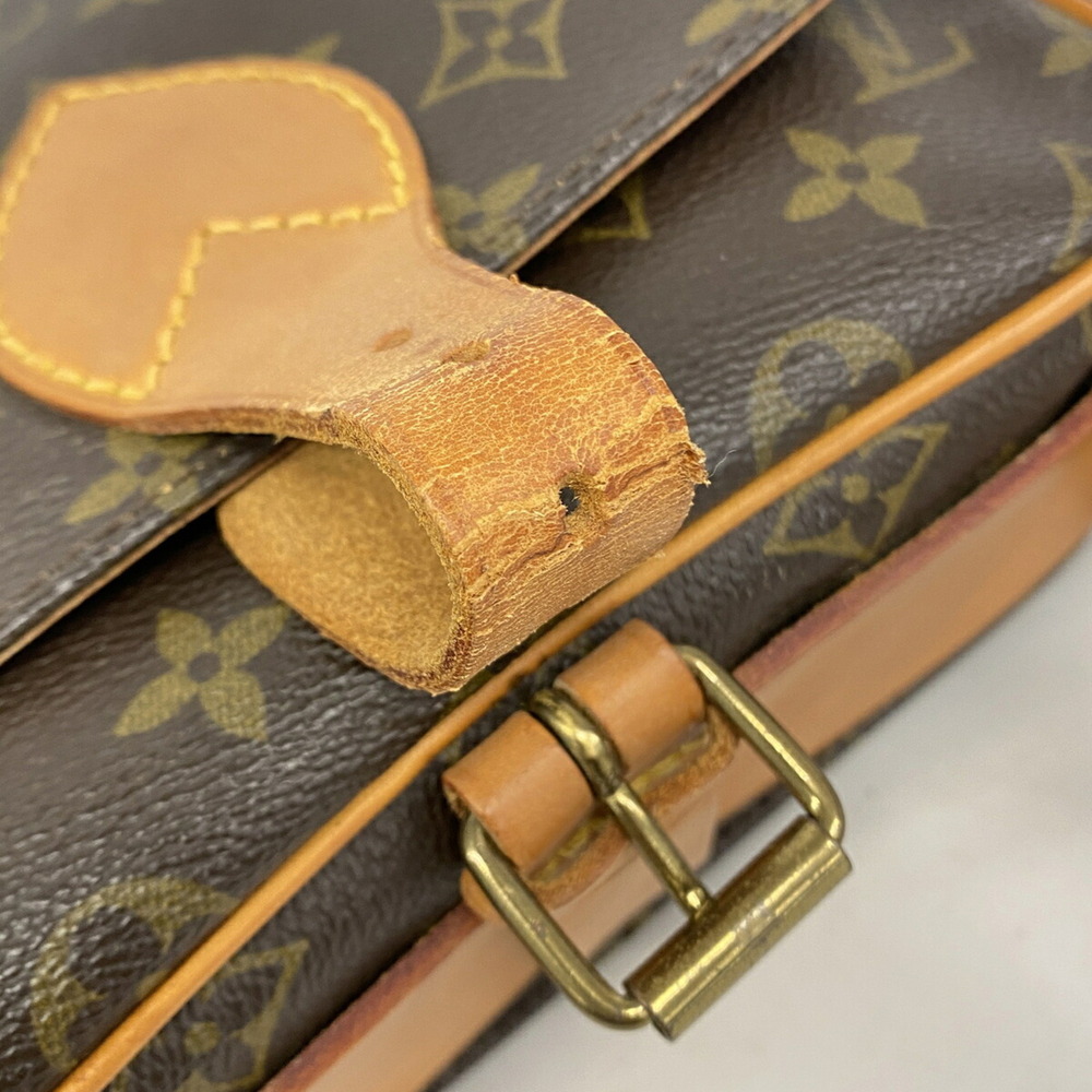 Louis Vuitton Monogram Cartouchiere MM Shoulder Bag M51253 Brown Women's - Picture 10 of 11